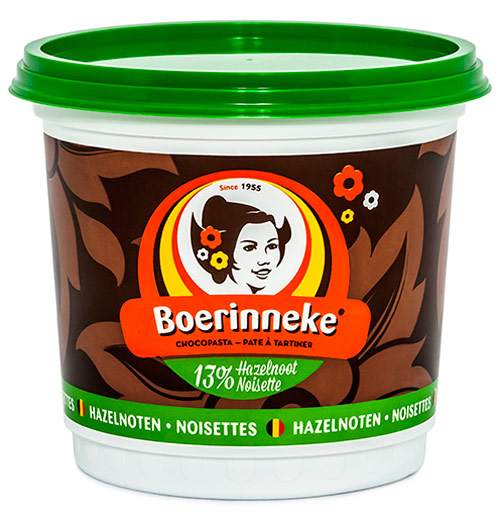 Spread Boerinneke chocolate with hazelnuts